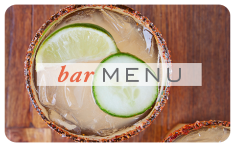 Cocktail and bar menu logo